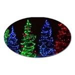 CHRISTMAS LIGHTS 1 Oval Magnet