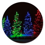 CHRISTMAS LIGHTS 1 Magnet 5  (Round)