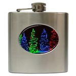 CHRISTMAS LIGHTS 1 Hip Flask (6 oz)