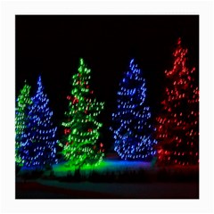 Christmas Lights 1 Medium Glasses Cloth (2-side) by trendistuff