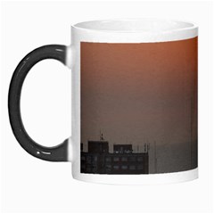 Aerial View Of Sunset At The River In Montevideo Uruguay Morph Mugs by dflcprints