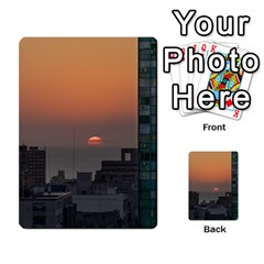 Aerial View Of Sunset At The River In Montevideo Uruguay Multi-purpose Cards (rectangle)  by dflcprints