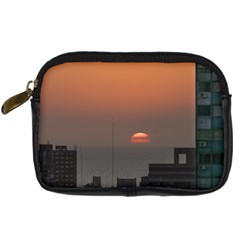 Aerial View Of Sunset At The River In Montevideo Uruguay Digital Camera Cases by dflcprints