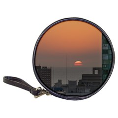 Aerial View Of Sunset At The River In Montevideo Uruguay Classic 20-cd Wallets by dflcprints