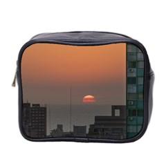 Aerial View Of Sunset At The River In Montevideo Uruguay Mini Toiletries Bag 2-side