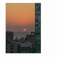 Aerial View Of Sunset At The River In Montevideo Uruguay Large Garden Flag (two Sides) by dflcprints