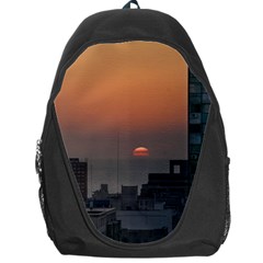 Aerial View Of Sunset At The River In Montevideo Uruguay Backpack Bag