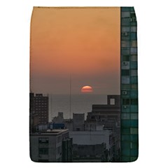 Aerial View Of Sunset At The River In Montevideo Uruguay Flap Covers (s)  by dflcprints