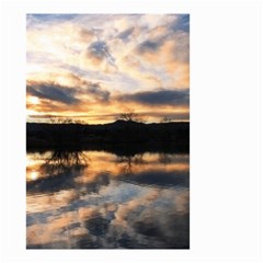 Sun Reflected On Lake Small Garden Flag (two Sides) by trendistuff