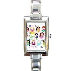 Disney Ladies Rectangle Italian Charm Watches by lauraslovelies