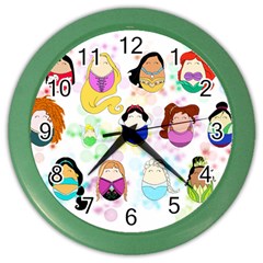 Disney Ladies Color Wall Clocks