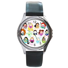 Disney Ladies Round Metal Watches