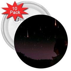 The Fallen 3  Buttons (10 Pack)  by Naturesfinest