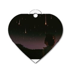 The Fallen Dog Tag Heart (one Side) by Naturesfinest