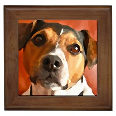 Jack Russell Terrier Framed Tiles by Rowdyjrt