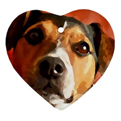 Jack Russell Terrier Ornament (heart) 