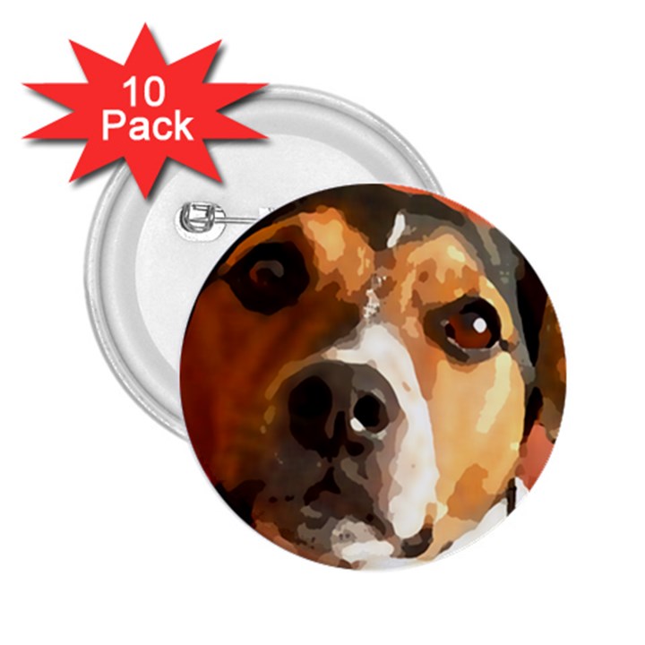 Jack Russell Terrier 2.25  Buttons (10 pack) 