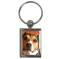 Jack Russell Terrier Key Chains (rectangle)  by Rowdyjrt