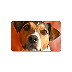 Jack Russell Terrier Magnet (name Card) by Rowdyjrt