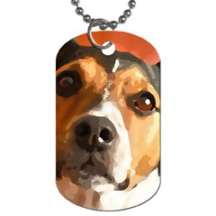 Jack Russell Terrier Dog Tag (one Side) by Rowdyjrt