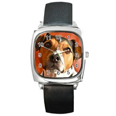 Jack Russell Terrier Square Metal Watches by Rowdyjrt