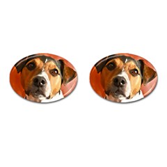 Jack Russell Terrier Cufflinks (oval) by Rowdyjrt