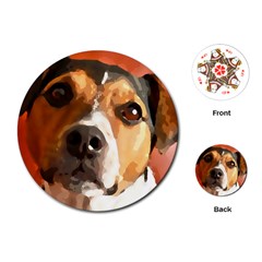 Jack Russell Terrier Playing Cards (round)  by Rowdyjrt