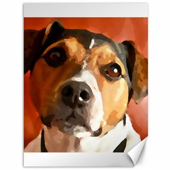 Jack Russell Terrier Canvas 36  X 48   by Rowdyjrt