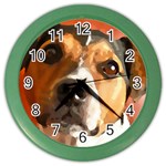 Jack Russell Terrier Color Wall Clocks Front