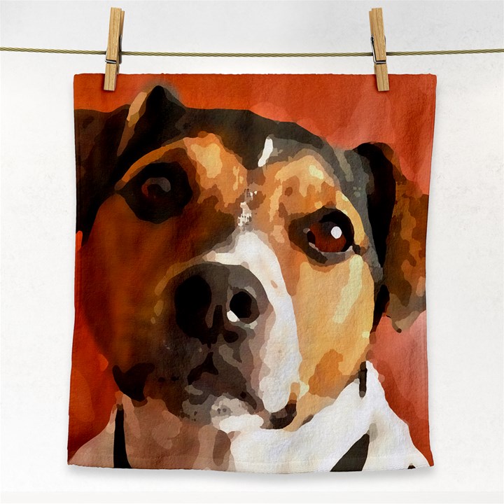 Jack Russell Terrier Face Towel