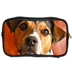 Jack Russell Terrier Toiletries Bags 2-side by Rowdyjrt