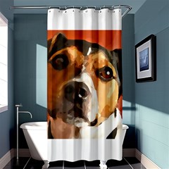 Jack Russell Terrier Shower Curtain 36  X 72  (stall) 