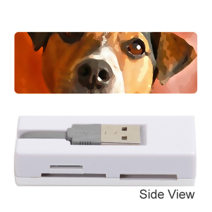 Jack Russell Terrier Memory Card Reader (Stick) 