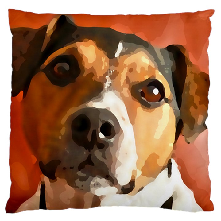 Jack Russell Terrier Standard Flano Cushion Cases (Two Sides) 