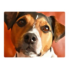 Jack Russell Terrier Double Sided Flano Blanket (mini)  by Rowdyjrt