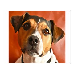 Jack Russell Terrier Double Sided Flano Blanket (large) 