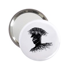 Cool Young Long Hair Man With Glasses 2 25  Handbag Mirrors by dflcprints