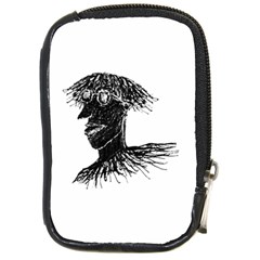 Cool Young Long Hair Man With Glasses Compact Camera Cases by dflcprints