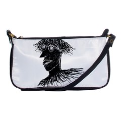 Cool Young Long Hair Man With Glasses Shoulder Clutch Bags by dflcprints