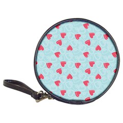 Valentine Hearts Pattern Light Blue Classic 20-cd Wallets by ArigigiPixel