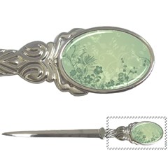 Wonderful Flowers In Soft Green Colors Letter Openers by FantasyWorld7