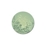 Wonderful Flowers In Soft Green Colors Golf Ball Marker (4 pack) Front