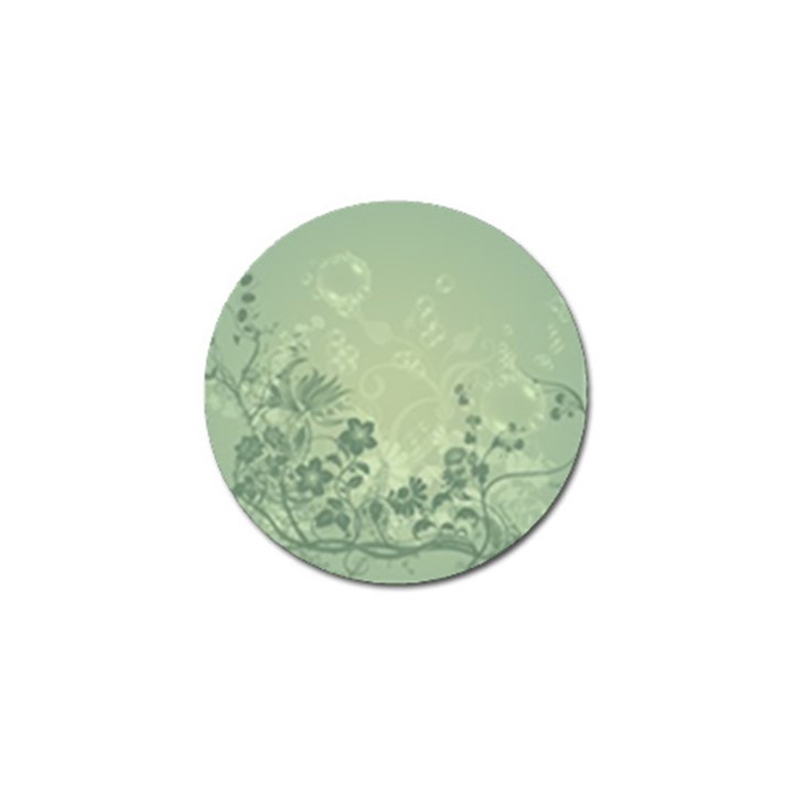 Wonderful Flowers In Soft Green Colors Golf Ball Marker (4 pack)