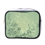 Wonderful Flowers In Soft Green Colors Mini Toiletries Bags Front