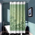 Wonderful Flowers In Soft Green Colors Shower Curtain 36  x 72  (Stall)  Curtain(36 X72 ) - 33.26 x66.24  Curtain(36 X72 )