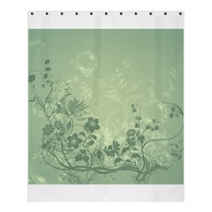 Wonderful Flowers In Soft Green Colors Shower Curtain 60  X 72  (medium)  by FantasyWorld7