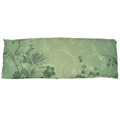 Wonderful Flowers In Soft Green Colors Body Pillow Cases Dakimakura (two Sides)  by FantasyWorld7