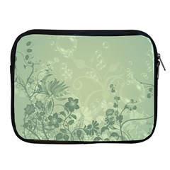 Wonderful Flowers In Soft Green Colors Apple Ipad 2/3/4 Zipper Cases by FantasyWorld7