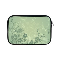 Wonderful Flowers In Soft Green Colors Apple Ipad Mini Zipper Cases