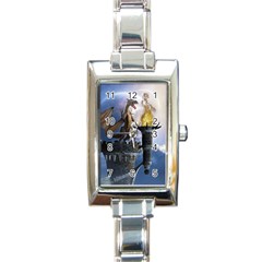 Dragon Land 2 Backpack Bag Rectangular Italian Charm Watch by gatterwe